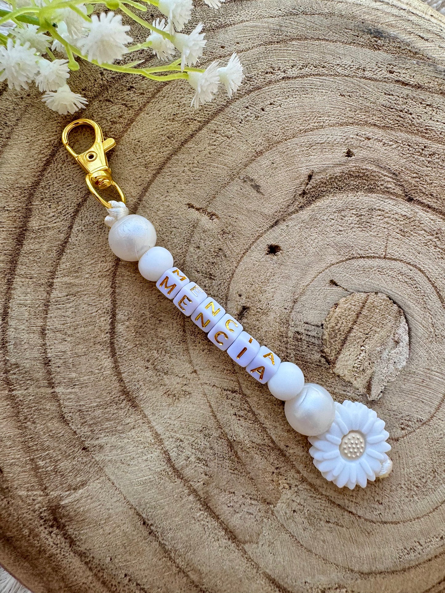 Porte clé fleur "Loeva"