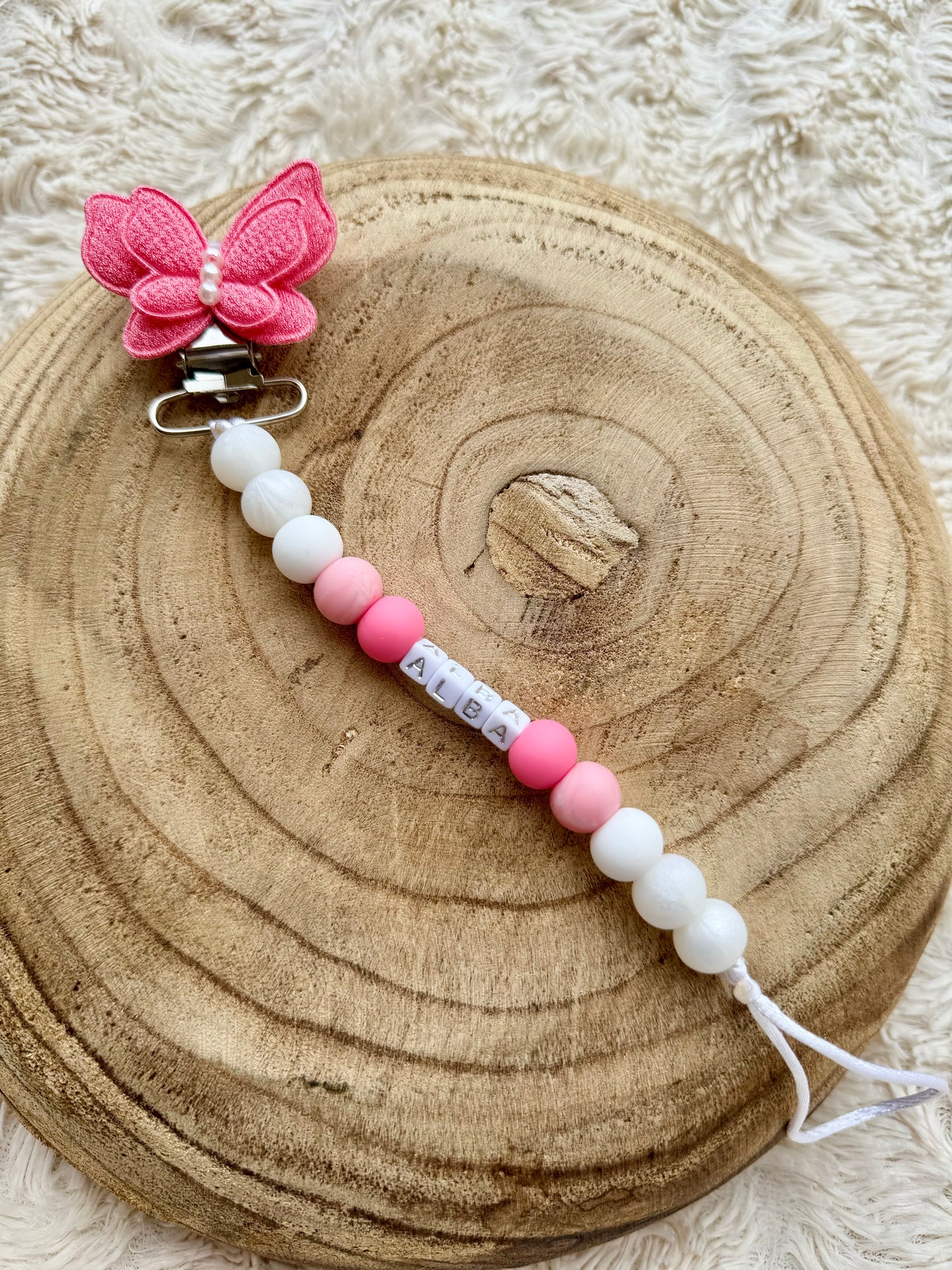 Attache tétine "Poussière de fée"