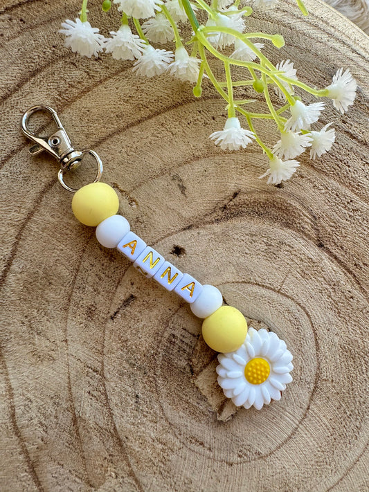 Porte clé fleur "Anna"