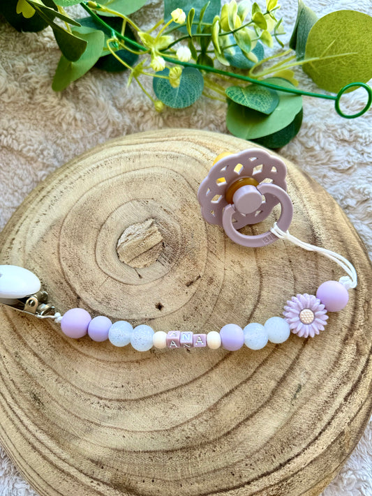 Attache tétine "Isabella ❁"