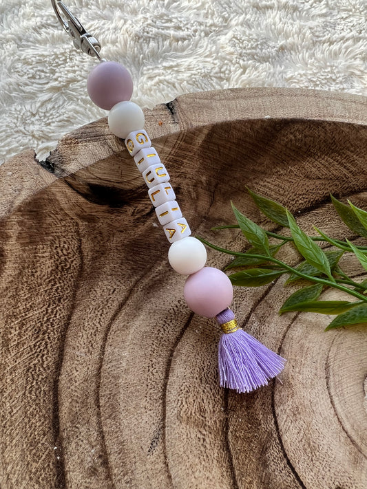 Porte clé pompon "Leria"